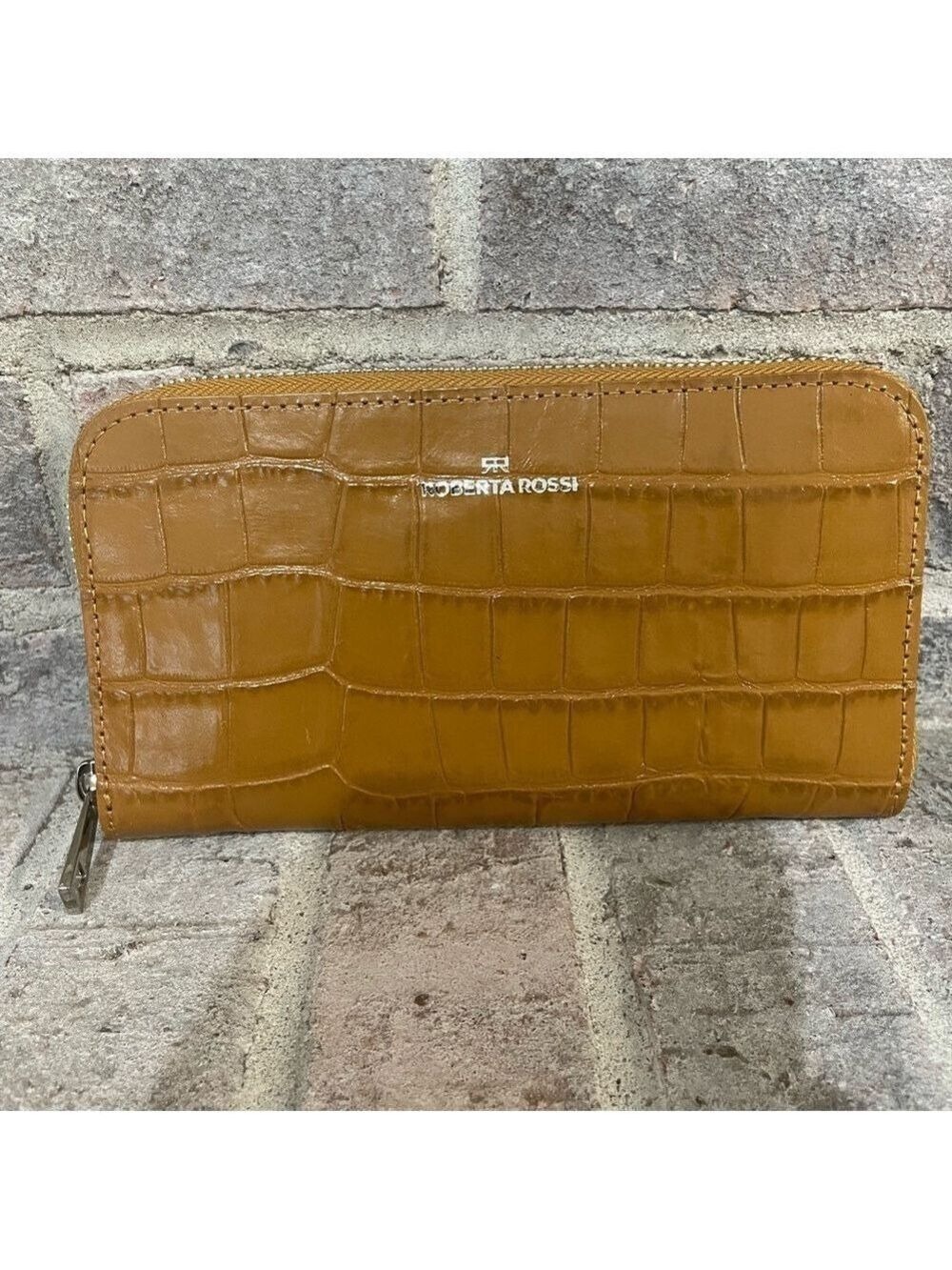 Roberta Rossi Croc-Embossed Wallet